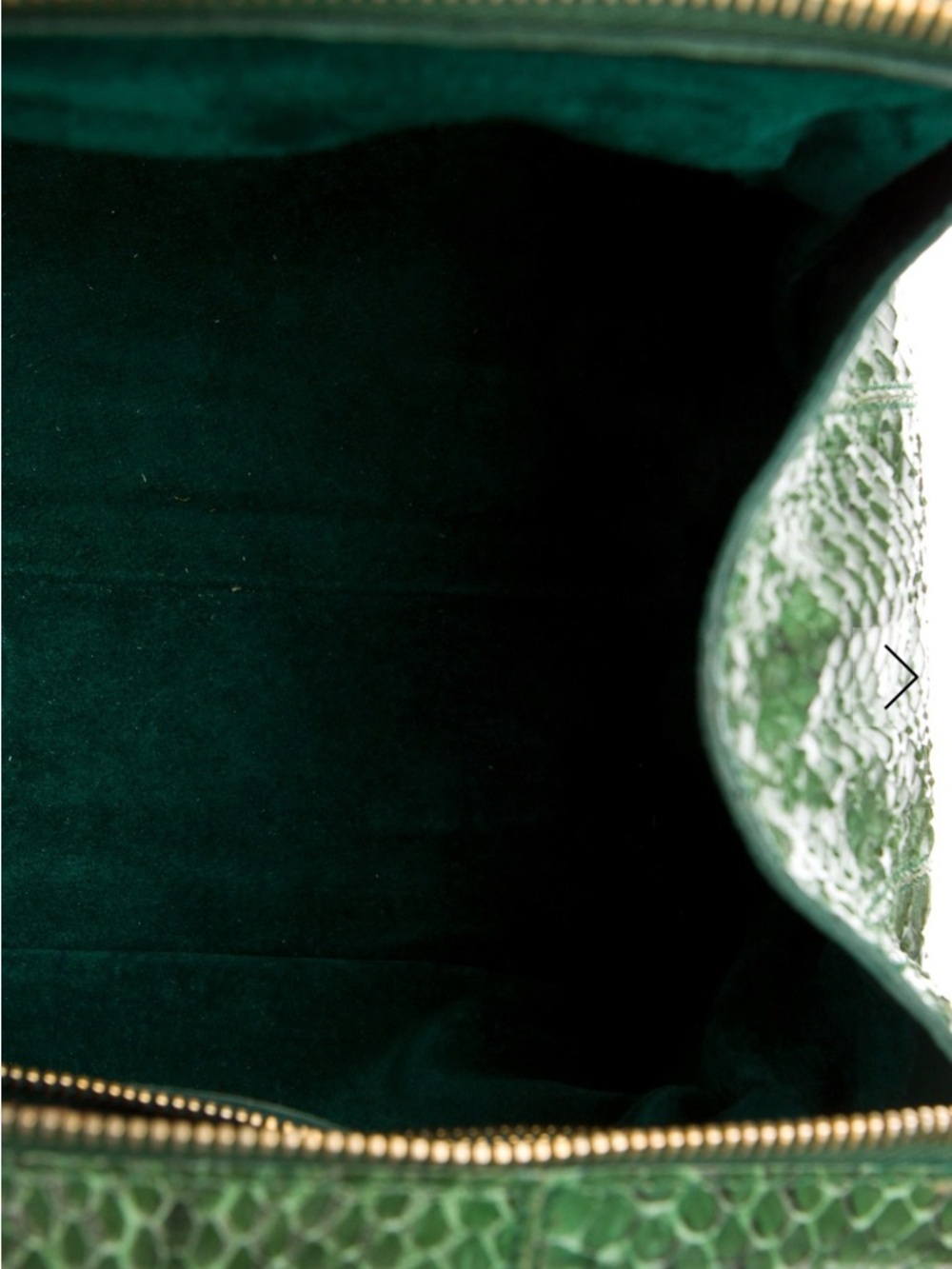Dolce & Gabbana Green Python-Texture Top-Handle Women's Bag - Picture 7 of 7